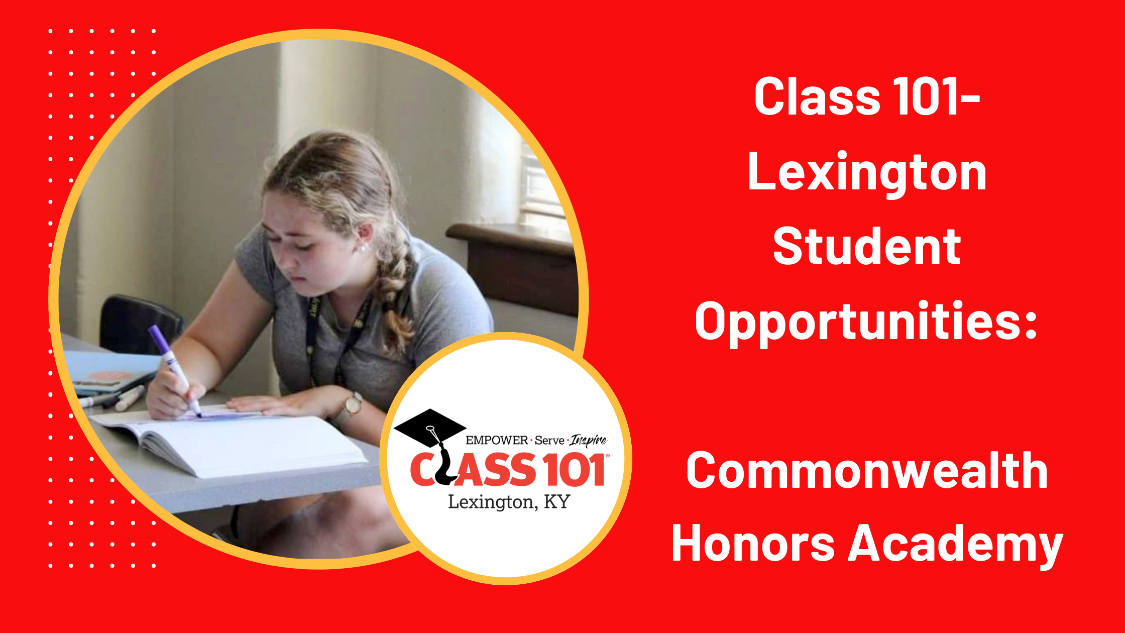 Class 101-Lexington Student Opportunities: Commonwealth Honors Academy